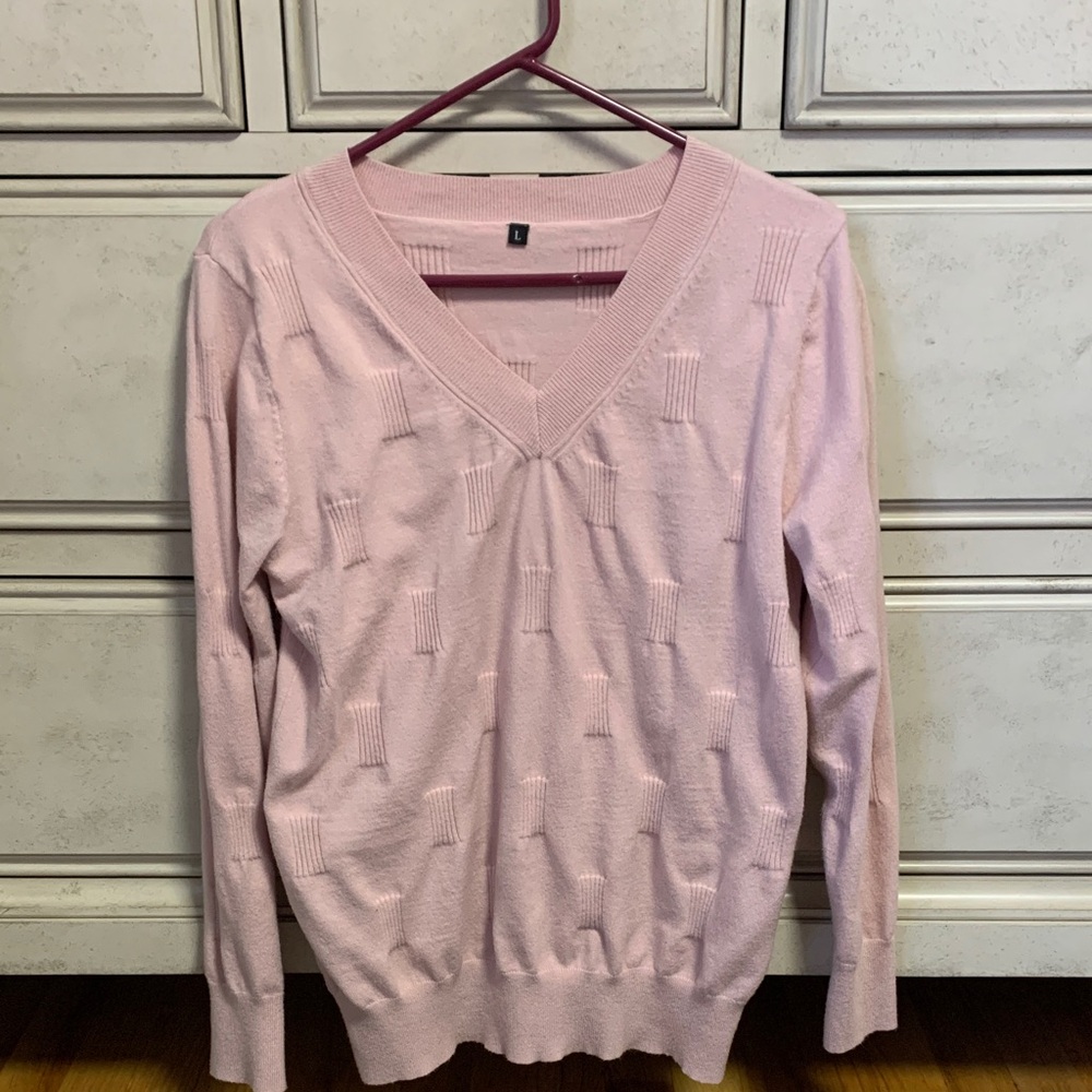 Pink sweater